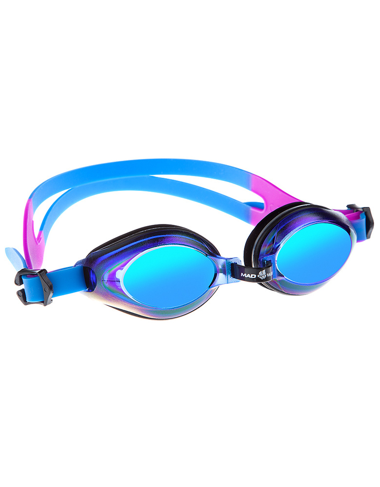 Очки для плавания детские Mad Wave AQUA Rainbow синий M0415 05 0 04W #1