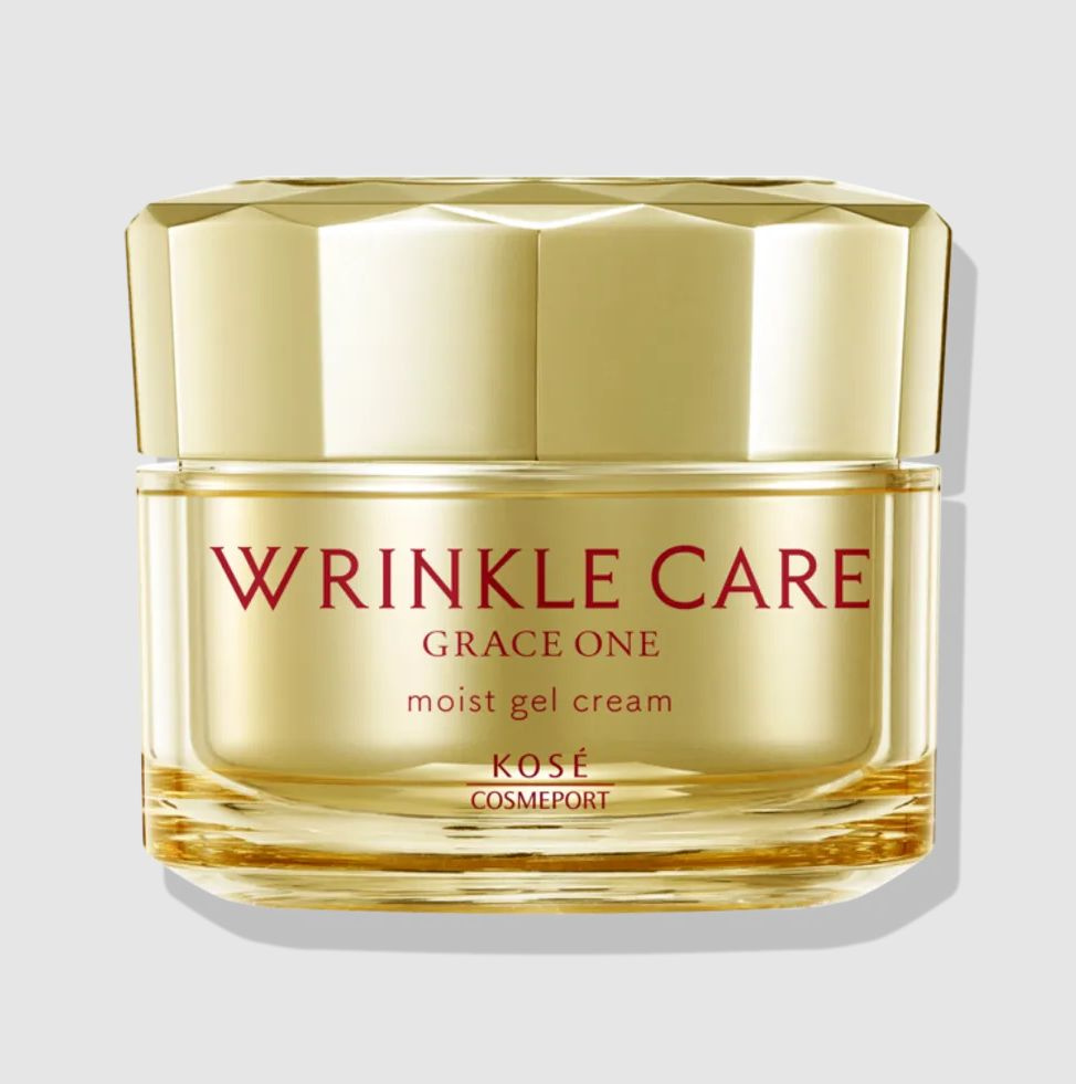 Kose Grace One Wrinkle Care Moist Gel Cream увлажняющий гель-крем для лица  против морщин, Япония