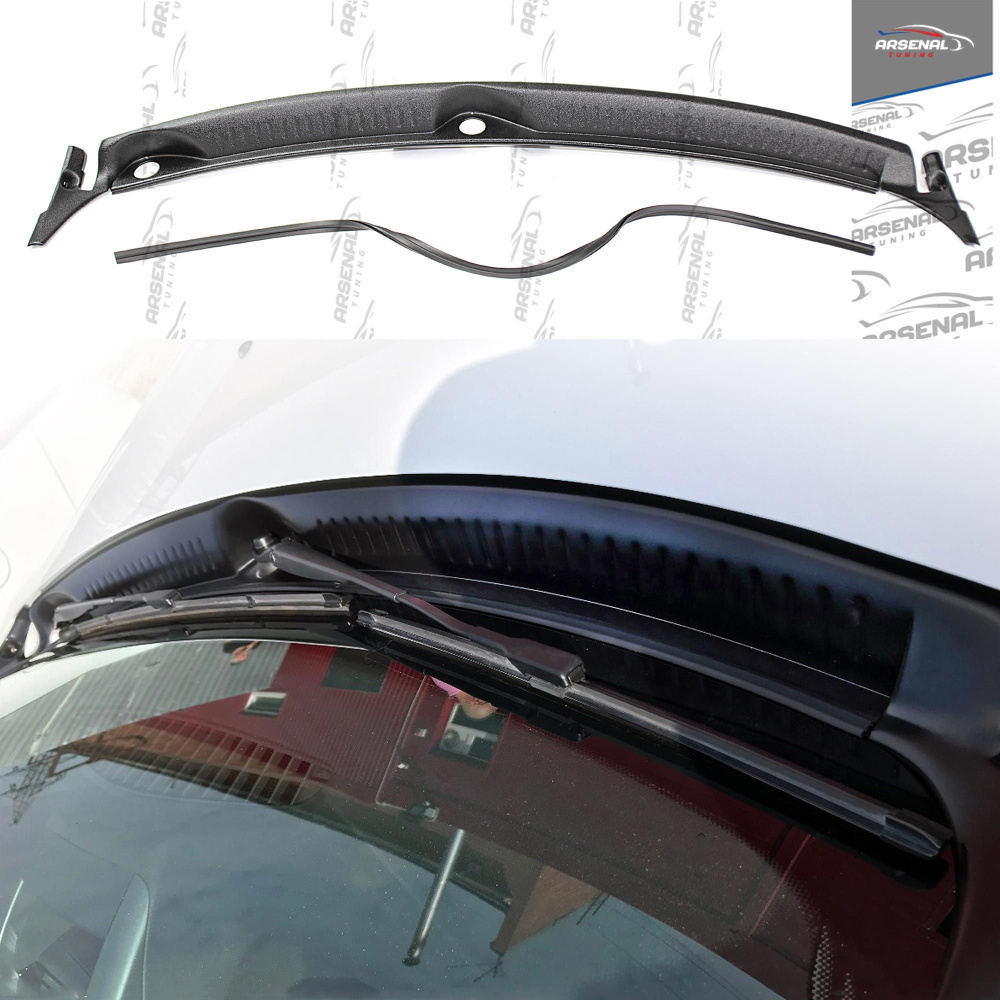 Накладка в проем стеклоочистителя (Жабо) цельное без скотча для ...