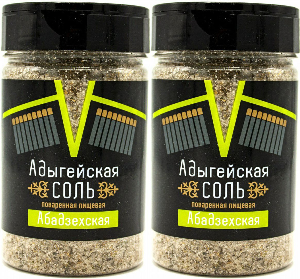 Соль каменная Адыгейская Абадзехская, комплект: 2 упаковки по 300 г  #1