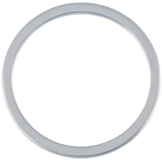 Кольцо (шайба) уплотнительное 22х27х1 мм DIN 7603 форма A, алюминий (набор 10 шт.) метиз, крепеж. КРЕПКОМ #1