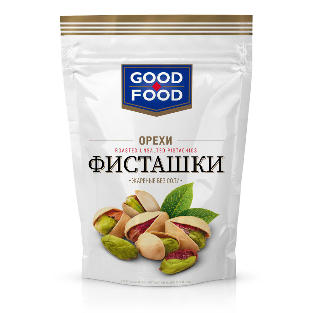 Фисташки Good Food жареные неочищенные 130 г #1