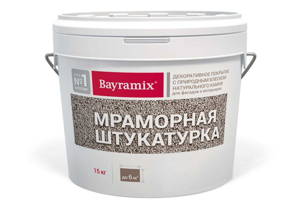 Декоративная фактурная штукатурка для стен, мраморная Bayramix Kashmir Gold-K, крупная фракция, 15 кг #1