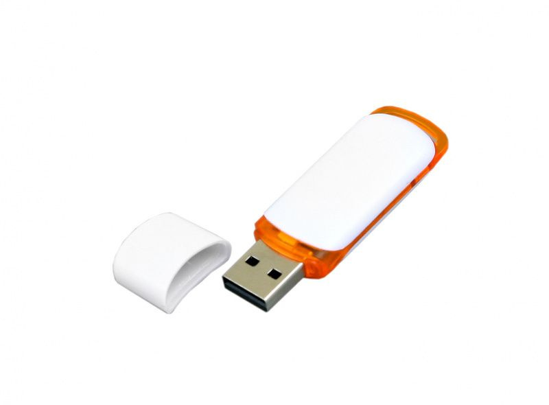 centersuvenir USB-флеш-накопитель Пластиковая флешка Астер USB 2.0 (003) 4 ГБ, оранжевый  #1