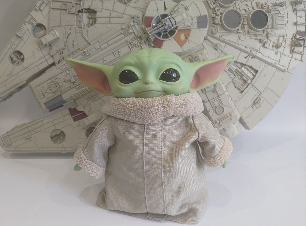 Фигурка Грогу , Малыш Йода/Baby Yoda , Мандалорец, 28 см #1