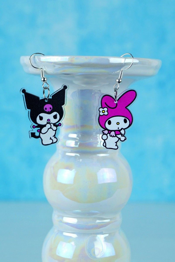 Серьги Hello Kitty аниме - купить с доставкой по выгодным ценам в ...
