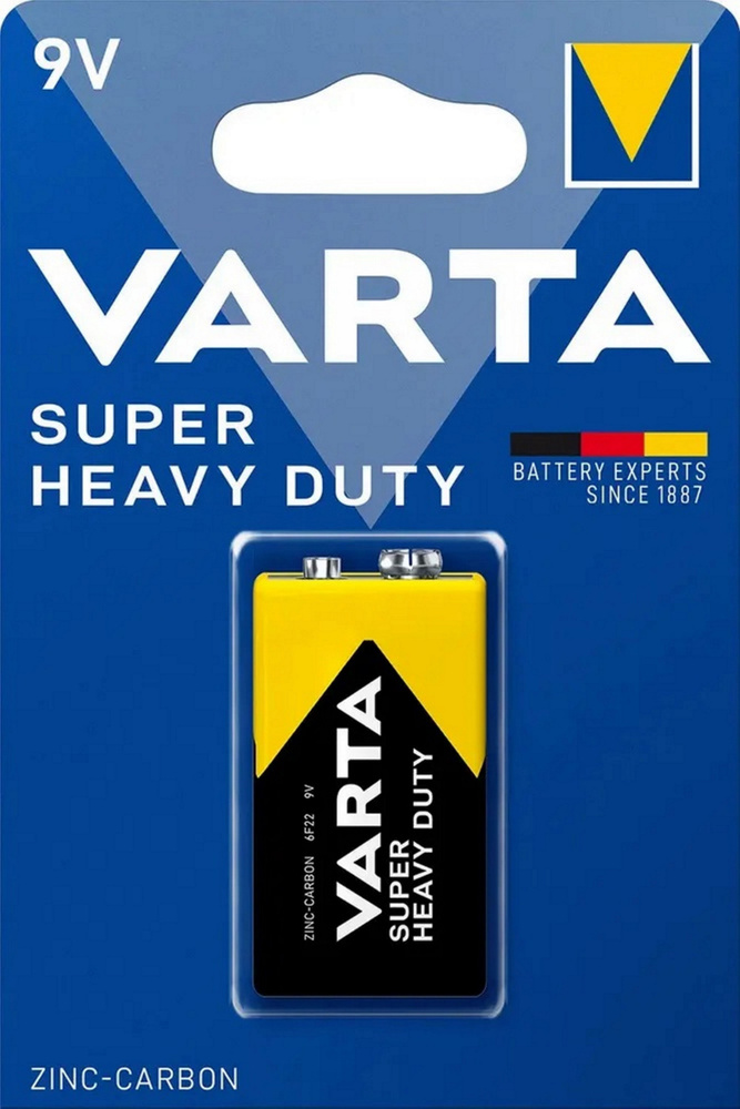 Батарейка Крона 9V VARTA SUPERLIFE, 1 шт #1