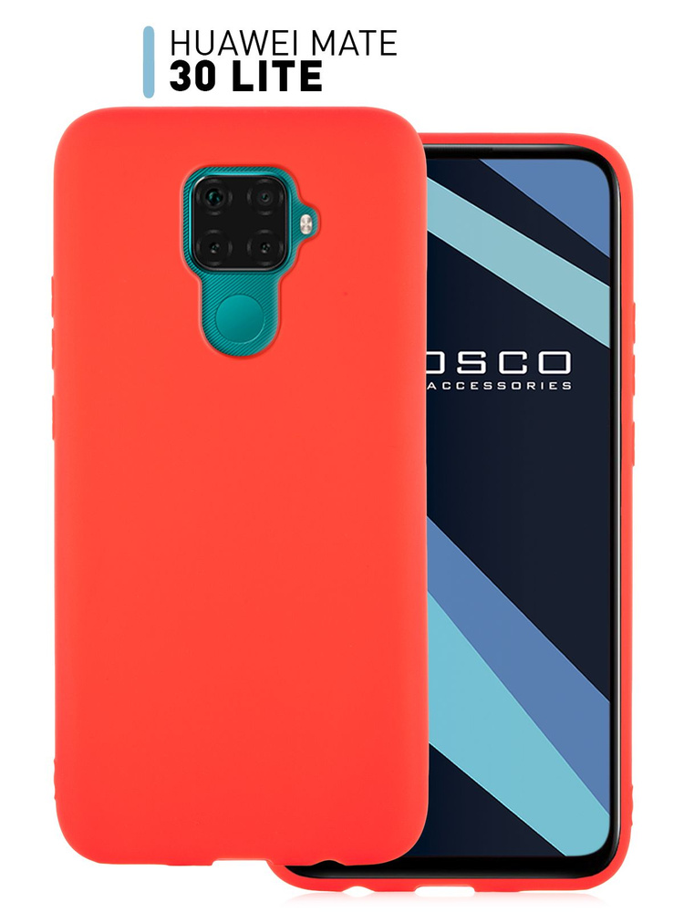 Чехол-накладка ROSCO для Huawei Mate 30 Lite (Хуавей Мате 30 Лайт), тонкая полимерная из качественного #1