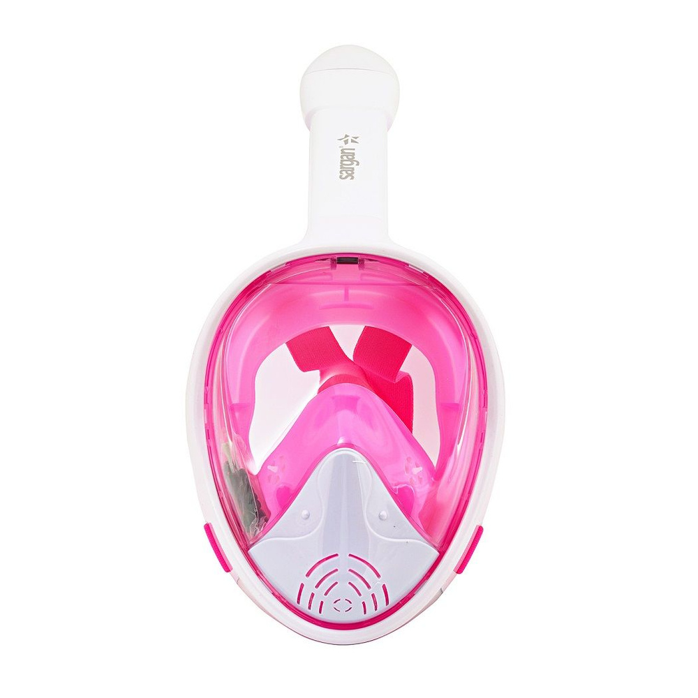 Полнолицевая подводная маска с трубкой для плавания и снорклинга Sargan ...