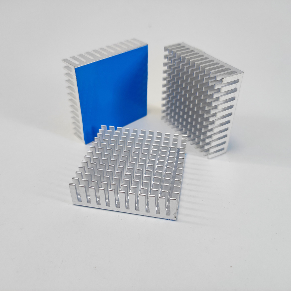 3 штуки, радиатор охлаждения, охладитель 40 х 40 х 11 мм, ребристый ...