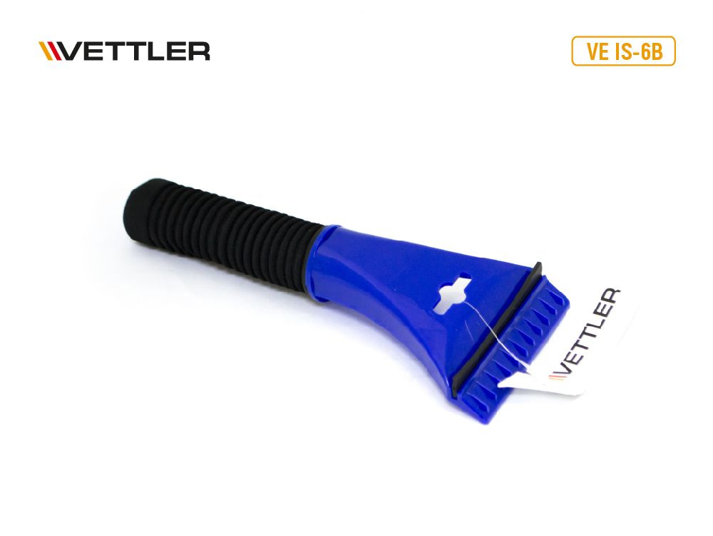 Скребок для удаления льда мягкая ручка, синий "VETTLER" (VE IS-6B) 18761  #1