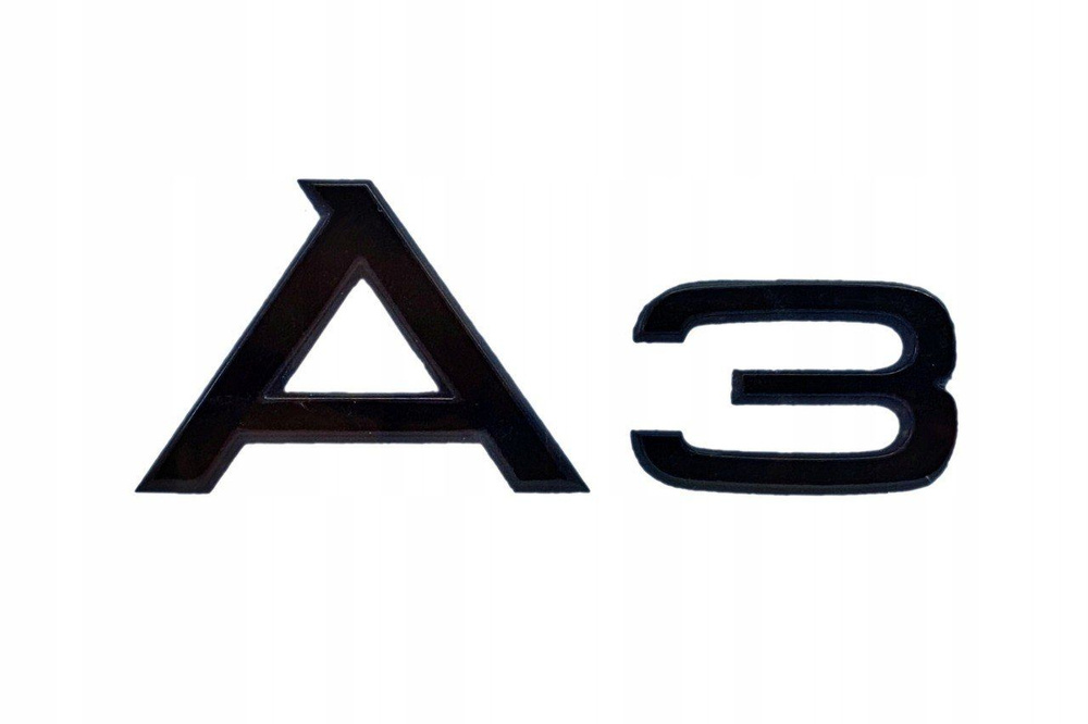 А3 надпись эмблема Ауди/буквы A3 Audi ченая - купить по выгодным ценам ...
