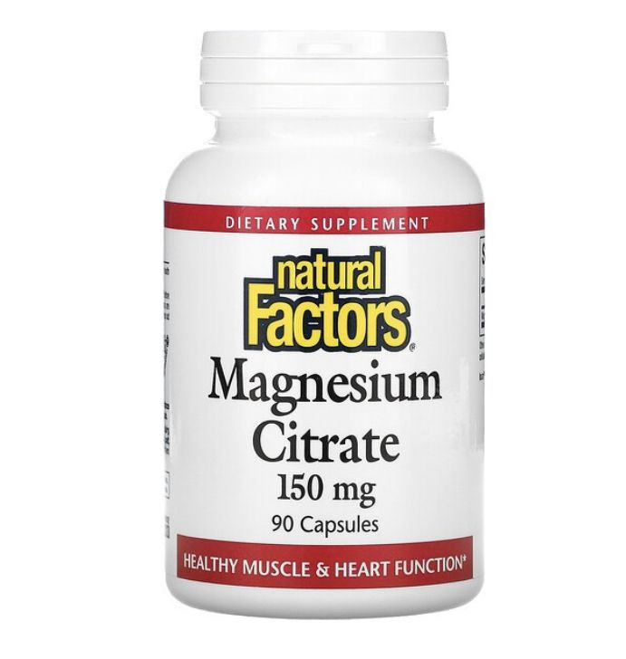 Magnesium Citrate (цитрат магния, магний) 150 мг 90 капсул Natural ...