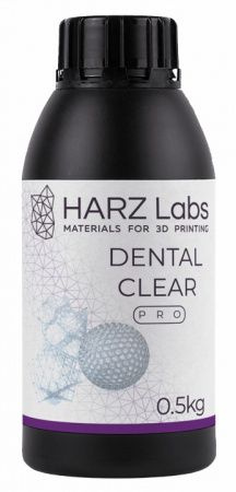 Фотополимер HARZ Labs Dental Clear Pro Прозрачный, 0.5 л - купить с ...