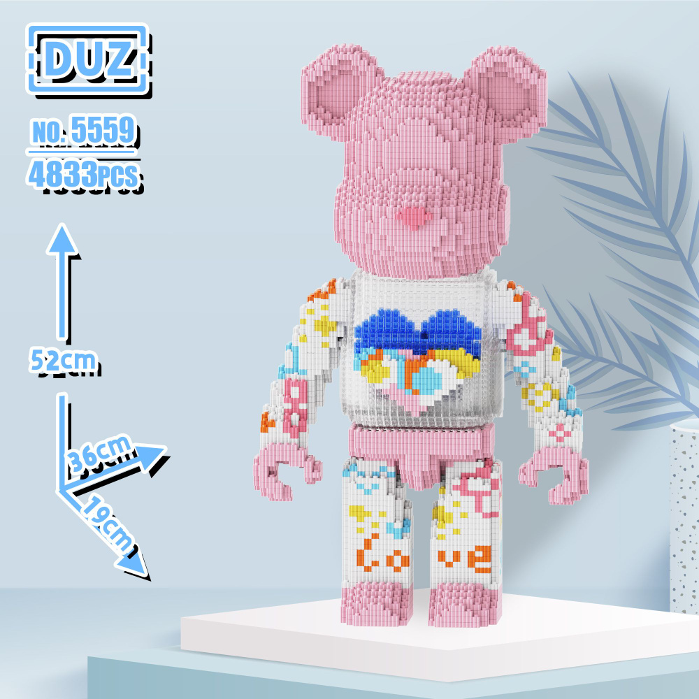 DUZ конструктор /3D KAWS игрушка-медведь, лего совместимый - купить с ...