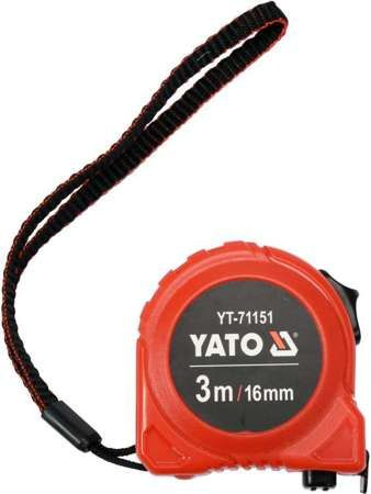 Рулетка  3мх16мм NYLON (бытовая) YATO,YT-71151 #1