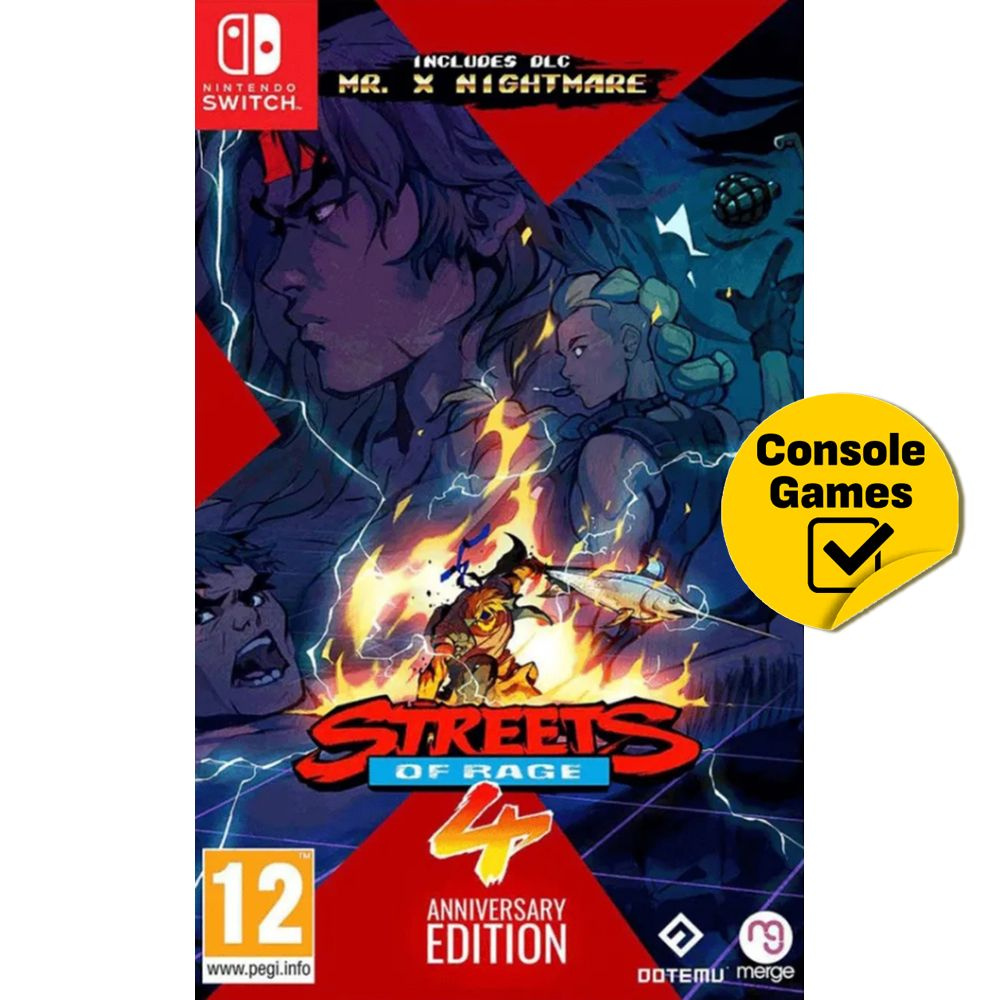 Игра Streets of Rage 4 Anniversary Edition (Nintendo Switch, Русские  субтитры)