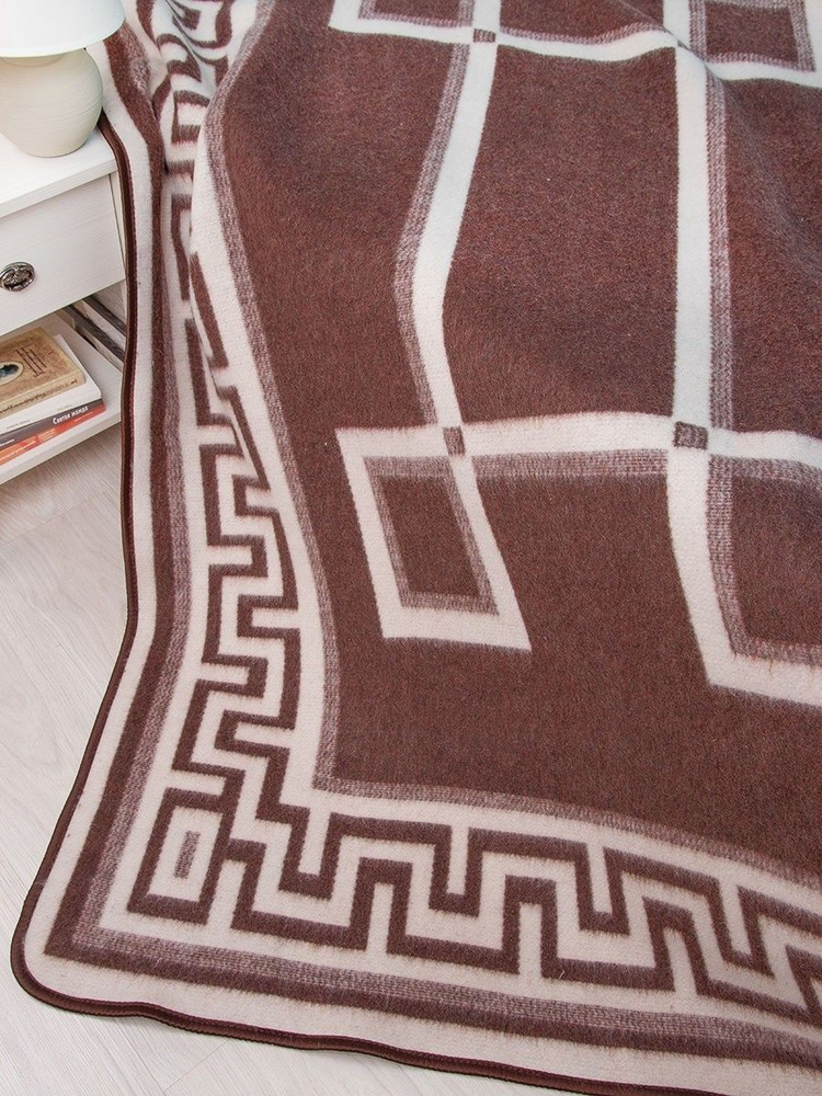 Одеяло Vladi Греция, 140x205, Всесезонное, с наполнителем Овечья шерсть - купить по низким ценам в интернет-магазине OZON (787400471)