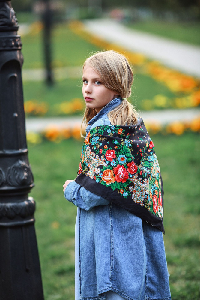 Платок Павловопосадский платок - купить с доставкой по выгодным ценам в ...