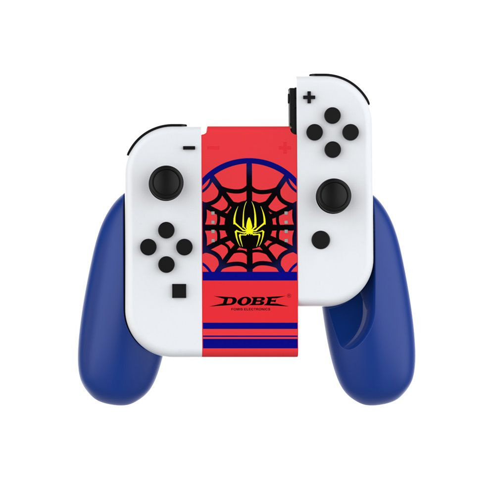 Подзаряжающий держатель DOBE Spider man для контроллеров Joy Con Charging  Grip Nintendo Switch, iTNS-880Z