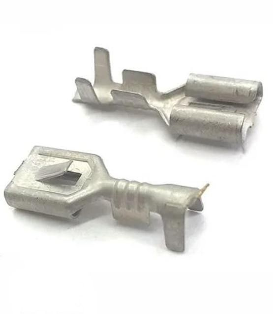 Контакт гнездовой (6,3) под провод 2,5-4,0 кв. мм 100 штук, 1/02 505-03 ...