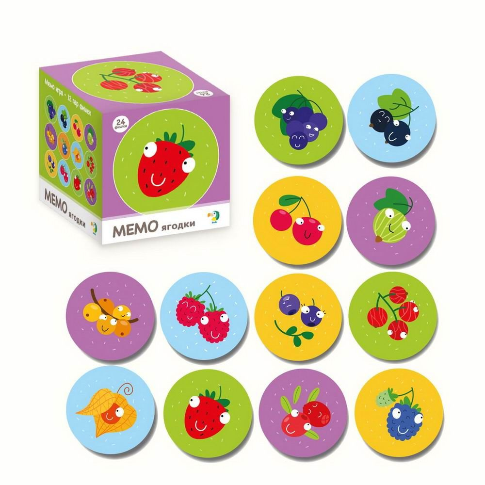 Настольная игра Dodo Мемо-игра Ягодки - купить с доставкой по выгодным ...