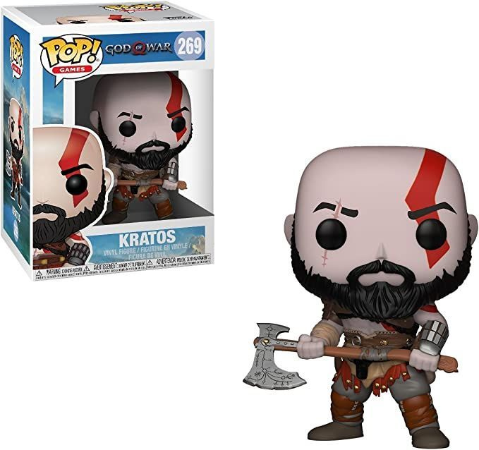 Игра: Бог войны- Kratos with Axe статуэтка 10CM POP #1