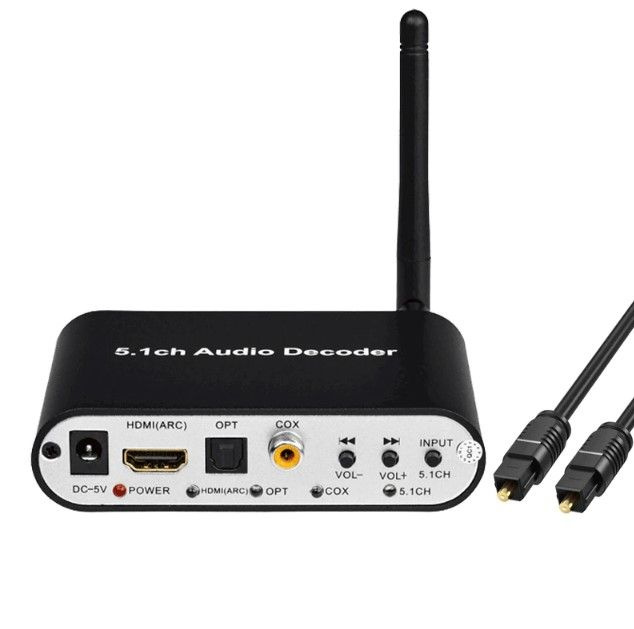 Decoder 5.1 bluetooth toslink HDMI ARC+usb декодер #1