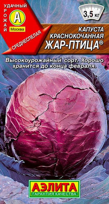 Семена Капуста краснокочанная Жар-Птица (0,3)г - Аэлита #1