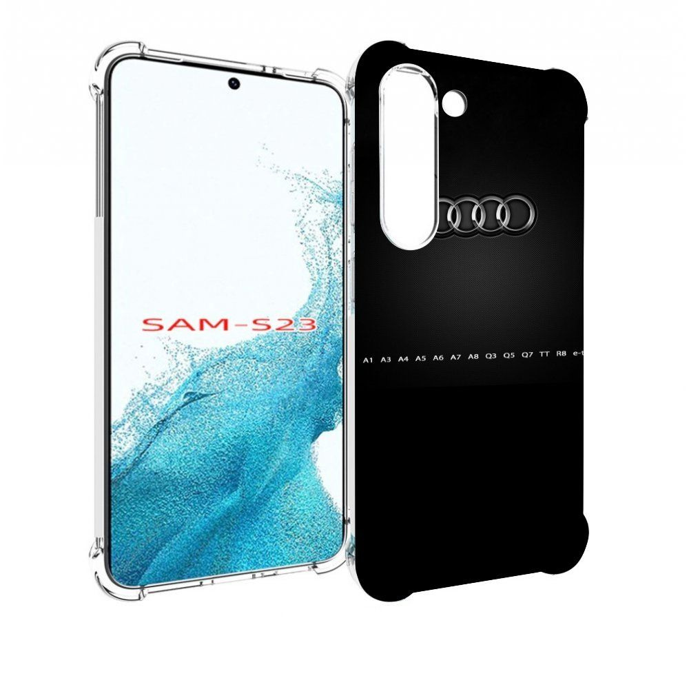 Чехол-бампер MyPads для Samsung Galaxy S23 с рисунком audi ауди 1 мужской,  противоударный, силиконовый, с выступами и усиленными углами для защиты  камеры - купить с доставкой по выгодным ценам в интернет-магазине OZON (