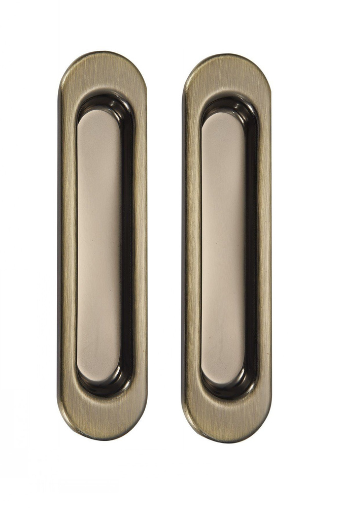 Комплект дверных ручек для раздвижных дверей SDH-01 AB бронза  #1