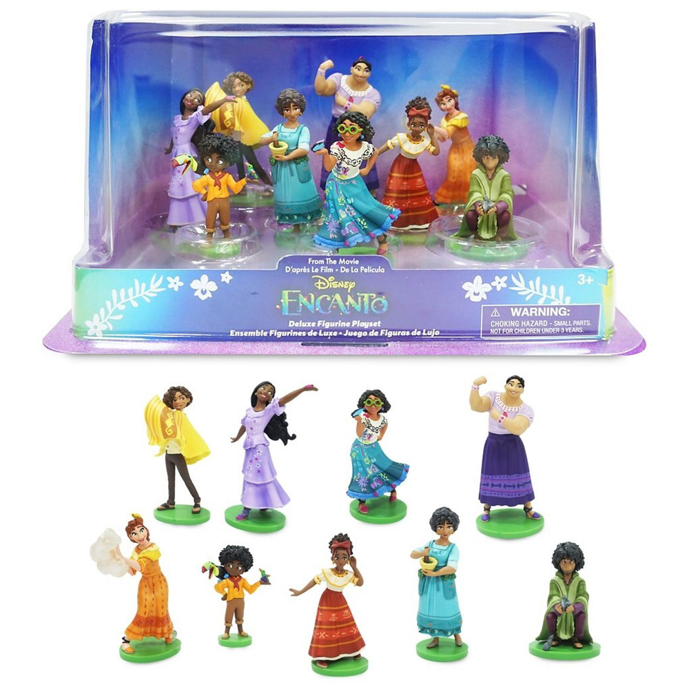 Набор фигурок Дисней Энканто Делюкс Disney 9 шт - купить с доставкой по ...