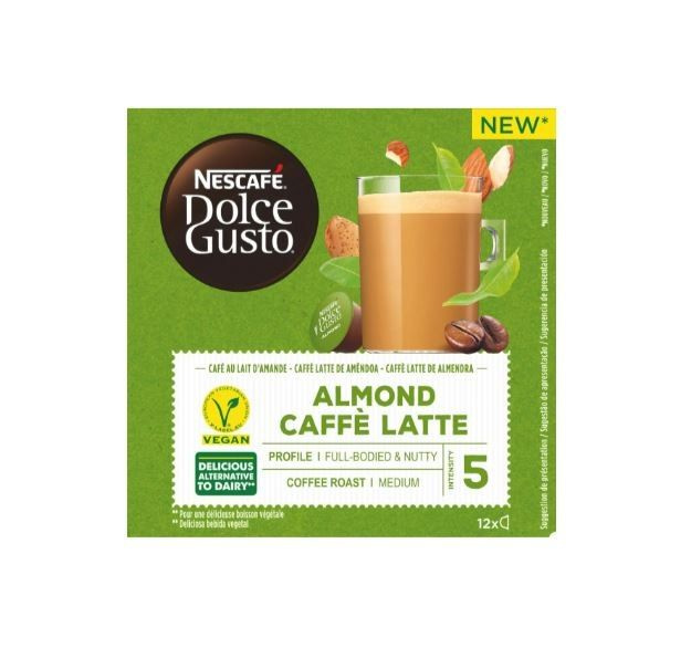 Капсулы для кофе Nescafe Dolce Gusto VEGAN ALMOND CAFFE LATTE (12
