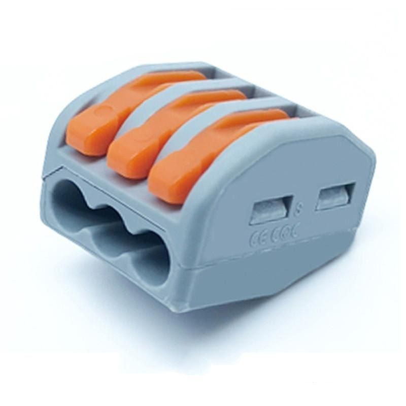 Монтажная клемма Ваго универсальная 222-413 (Упак. 100 шт) - купить с ...