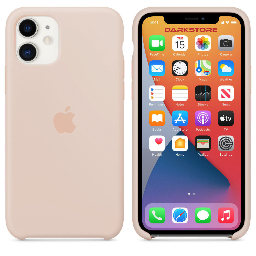 Силиконовый чехол Apple с Soft-touch покрытием на iPhone 11 / Apple  Silicone Case с бархатным покрытием внутри, Пудровый (Rose Gold) - купить с  доставкой по выгодным ценам в интернет-магазине OZON (826170338)