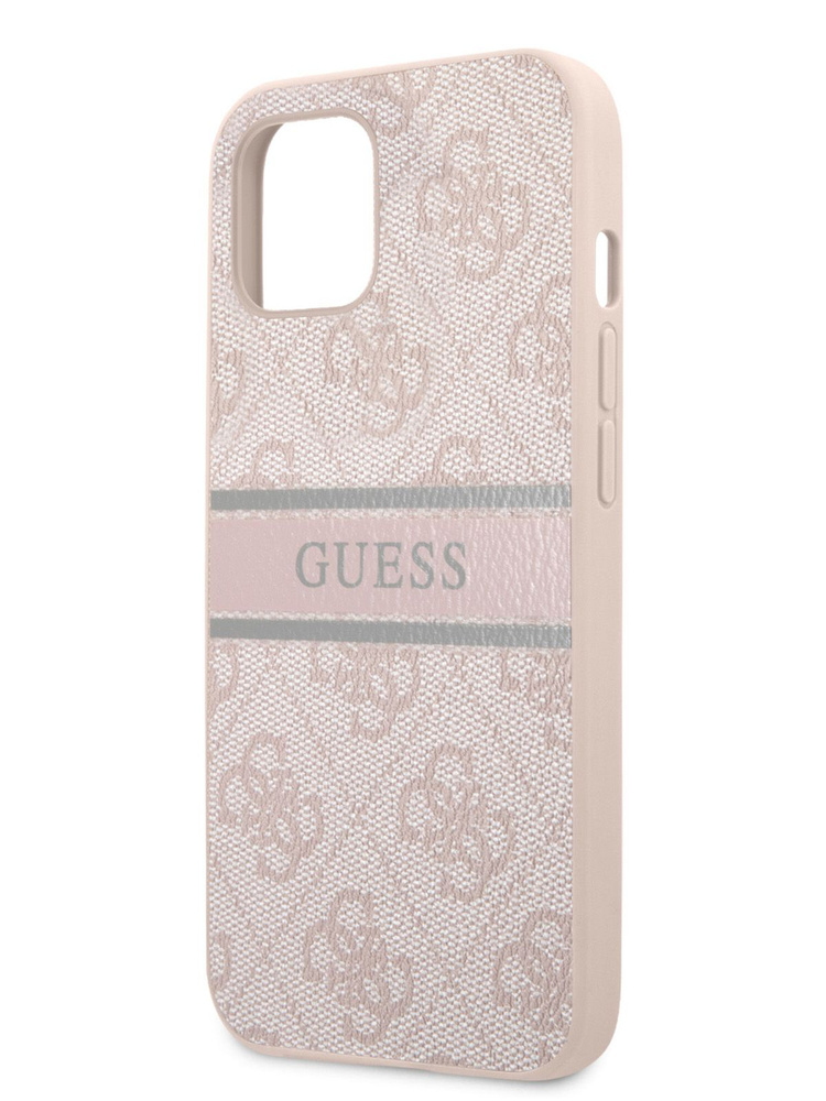 Чехол Guess PU leather на iPhone 14 Plus / для Айфон 14 Плюс, с защитой камеры, со вставкой из экокожи, #1