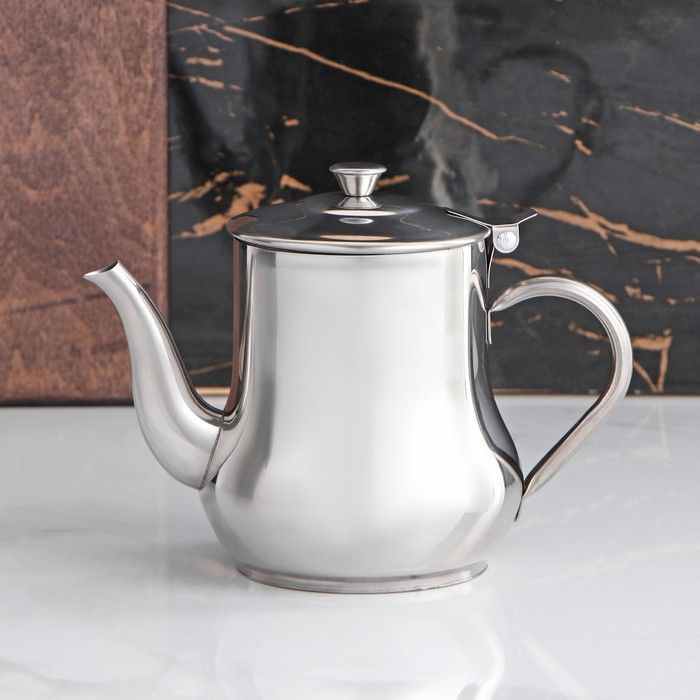 Чайник заварочный из нержавеющей стали "Султан", 700 мл, 201 сталь  #1