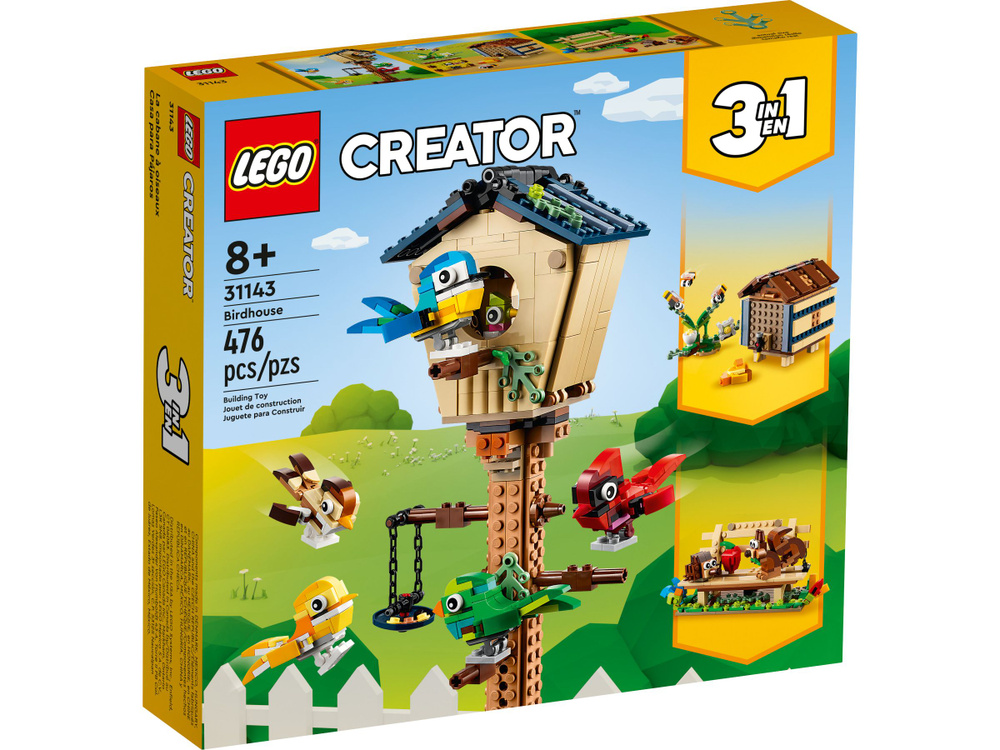 LEGO Creator 3 in 1 Birdhouse 476 8 31143 OZON 1427476361