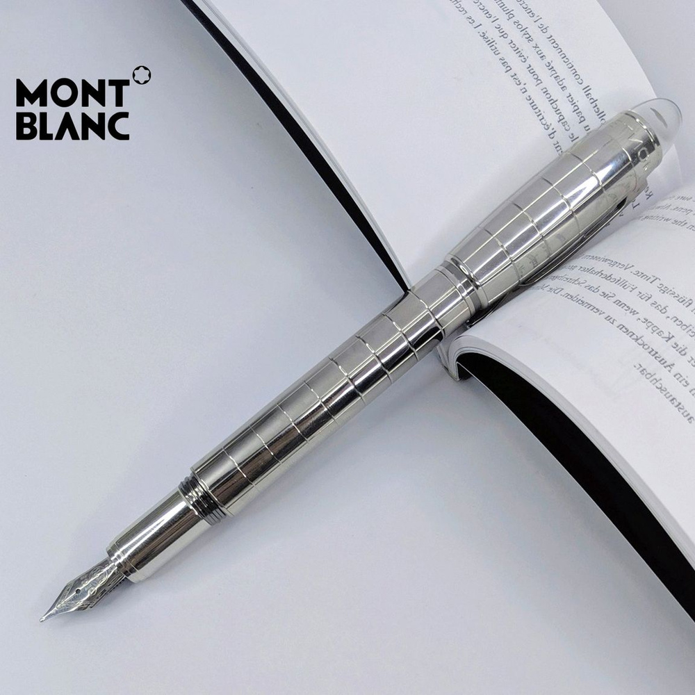 Montblanc StarWalker Серебряная Перьевая Ручка Из Нержавеющей Стали(Подарочная Коробка Не Включена)  #1