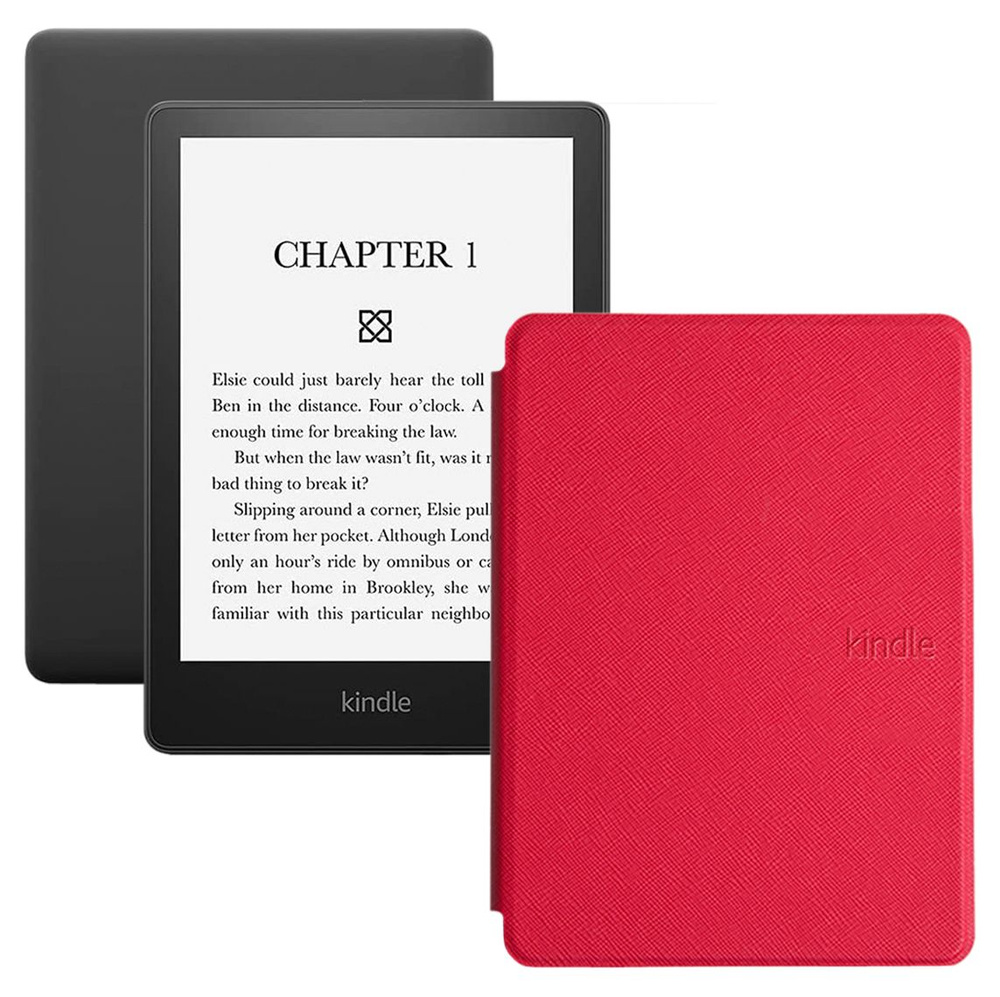 Электронная книга Amazon Kindle Paperwhite 5 11-th gen 16Gb SO с обложкой,  Монохромный - купить по низким ценам в интернет-магазине OZON (870445027)