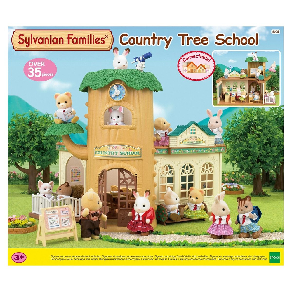 Sylvanian Families Набор Лесная школа - купить с доставкой по выгодным  ценам в интернет-магазине OZON (878444805)