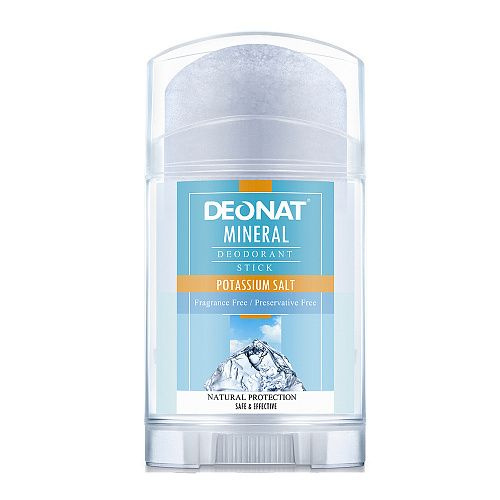 DeoNat, Дезодорант-кристалл для тела "Калиевый", чистый, 100 грамм  #1
