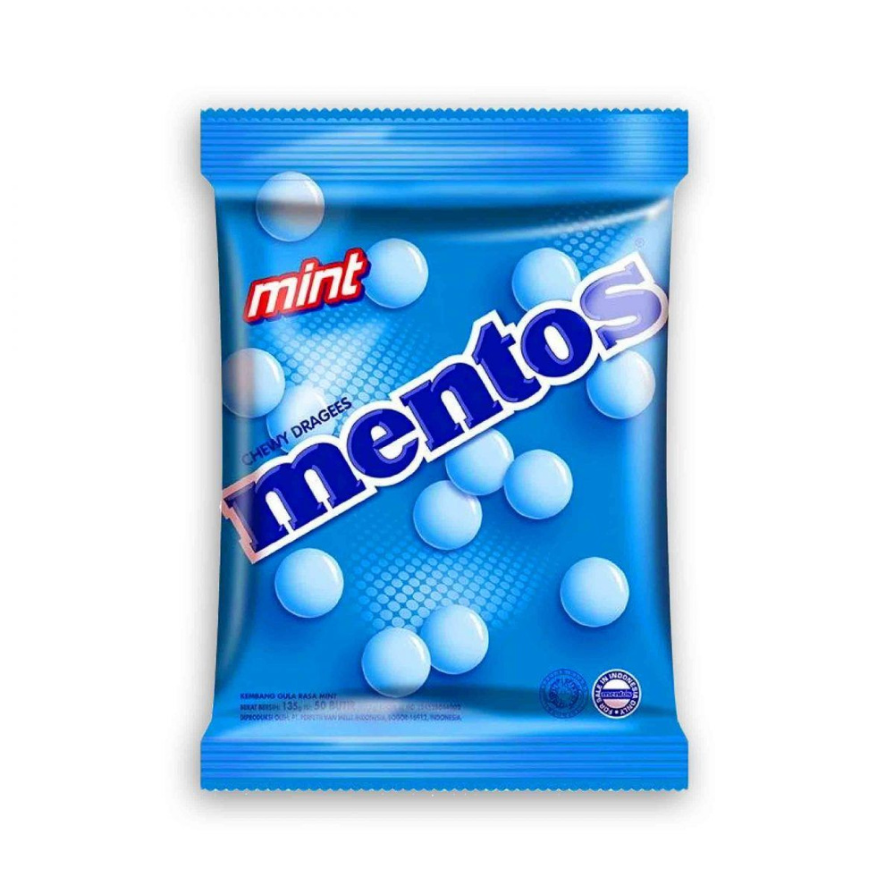 Драже жевательные Mentos Mint / Ментос мята 135 гр - купить с доставкой ...