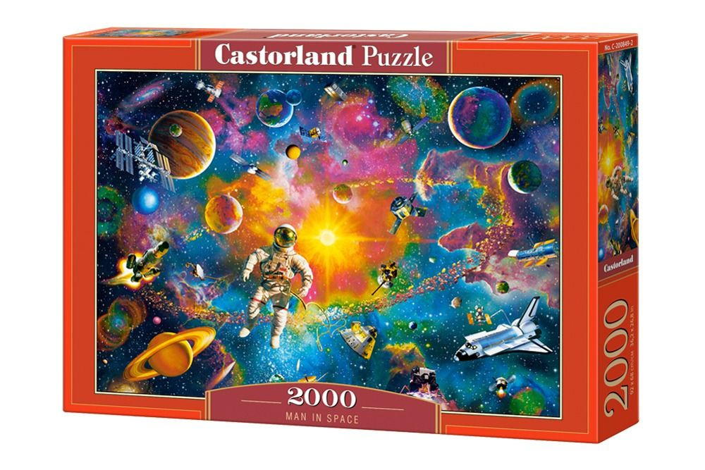 Пазл Castorland 2000 деталей: Человек в космосе #1