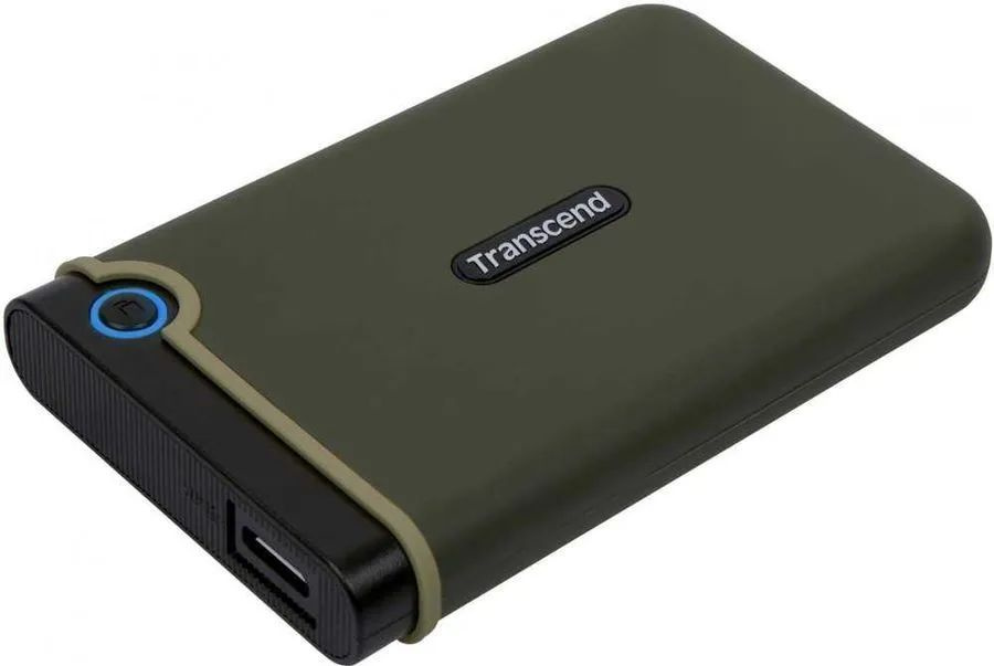 Transcend 2 ТБ Внешний жесткий диск (a-1207667-Transc-25M3-2t-c6190-citi), серый, зеленый  #1