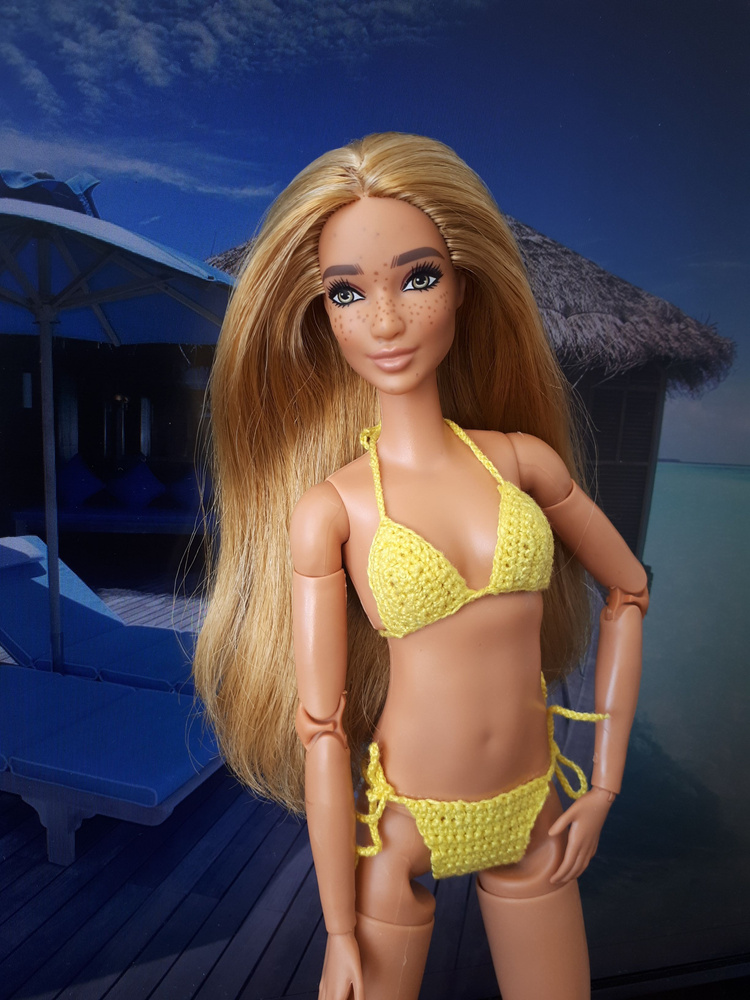 Купальник для куклы Барби - купить с доставкой по выгодным ценам в  интернет-магазине OZON (891210640)