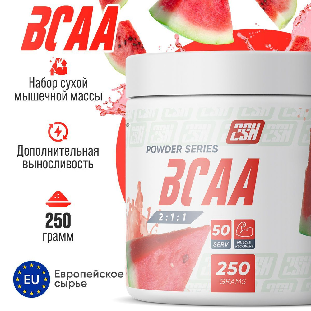 2SN BCAA Powder, Аминокислотный комплекс БЦАА, спортивное питание, для ...