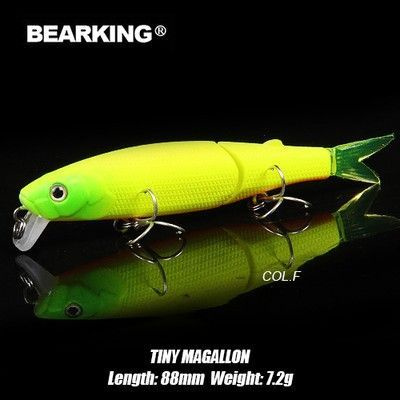 Воблер Tiny MAGALLON 88 SP (8.8см. 7.2гр.) Суспендер заглубление 0.3-0.8м. Bearking Jackall составной #1