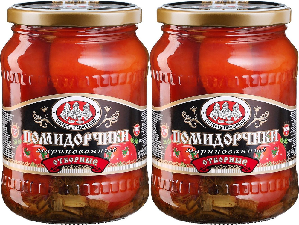 Томаты Скатерть-Самобранка маринованные, комплект: 2 упаковки по 680 г ...