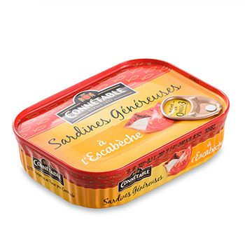 Сардины Connetable Sardines Genereuse в соусе эскабече "BELMA" 140 г, Марокко 1шт  #1